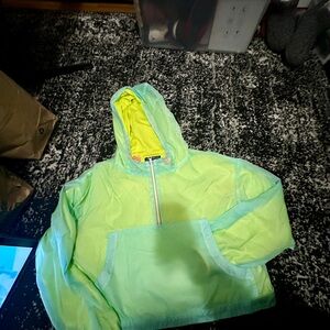 Urban Outfitters Without Walls S-P Windbreaker Jacket Quarter zip